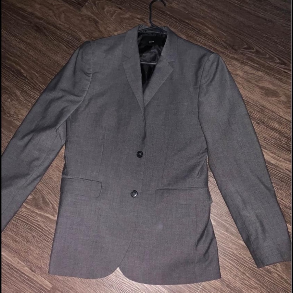 Dark grey suit jacket